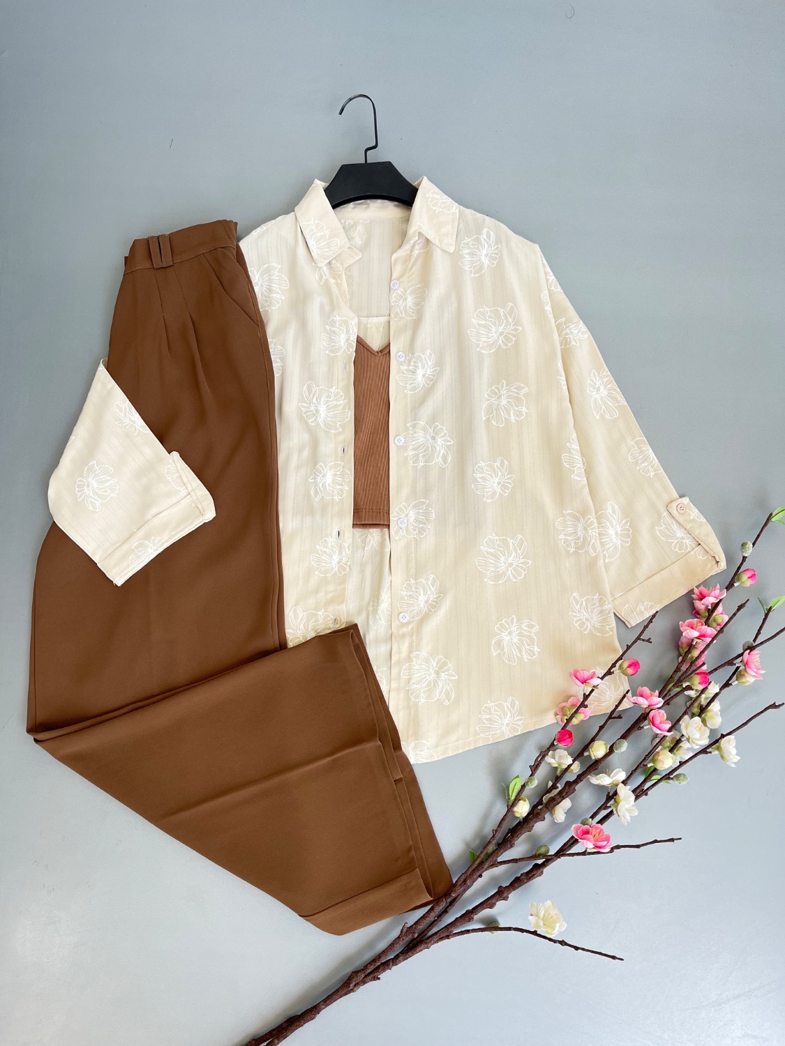 شومیز گلی آروشا